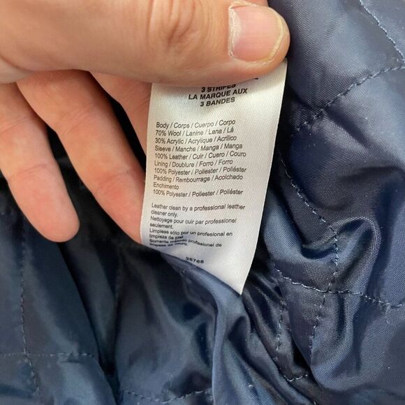 ADIDAS VINTAGE Y2K PITT PANTHERS WOOL BLEND NCAA LETTERMAN JACKET MEN'S MEDIUM - Picture 11 of 11